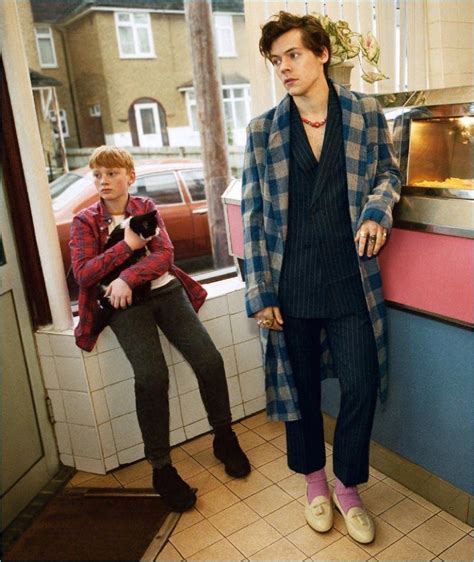 Harry Styles stars in the Gucci's Men's Tailoring Pre